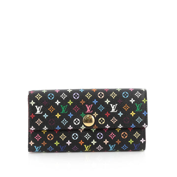 Louis Vuitton Sarah Wallet Monogram Multicolor black