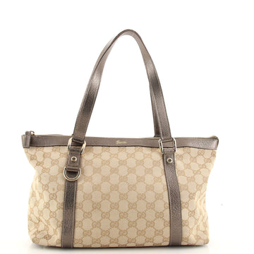 Gucci Abbey Zip Tote GG Canvas Medium