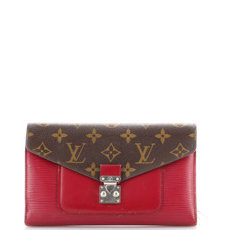 Louis Vuitton Marie-Rose Wallet Monogram Canvas and Epi Leather