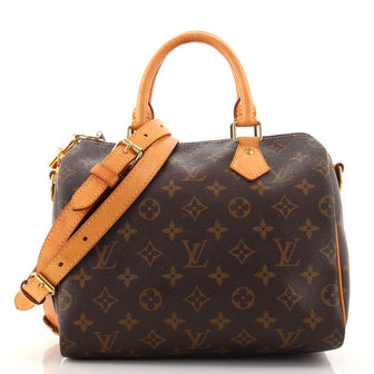 Louis Vuitton Speedy Bandouliere Bag Monogram Canvas 25