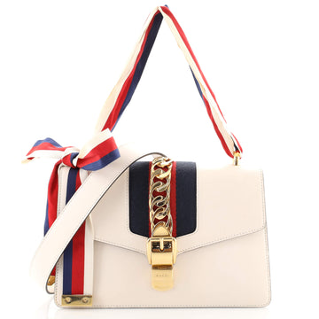 Gucci Sylvie Shoulder Bag Leather Small