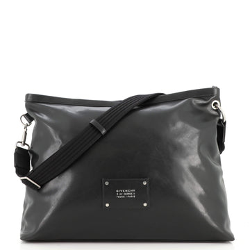 Givenchy Logo Convertible Messenger Bag Leather Large