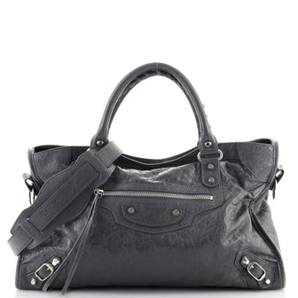 Balenciaga City Classic Studs Bag Leather Medium
