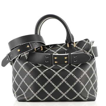 Burberry Belt Tote Perforated Leather Small
