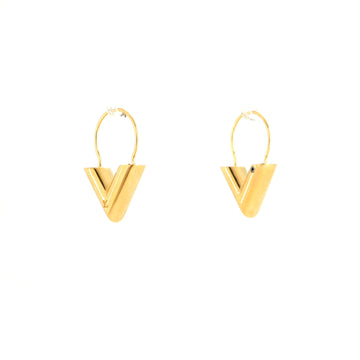 Louis Vuitton Essential V Hoop Earrings Metal