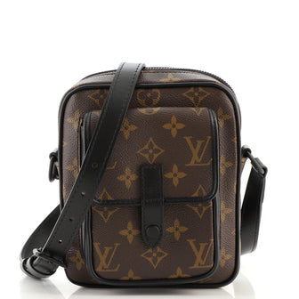 LOUIS VUITTON Monogram Macassar Christopher Wearable Wallet Bag