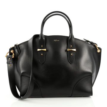 Alexander McQueen Legend Convertible Satchel Leather Large black