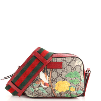 Gucci Camera Shoulder Bag Tian Print GG Coated Canvas Mini