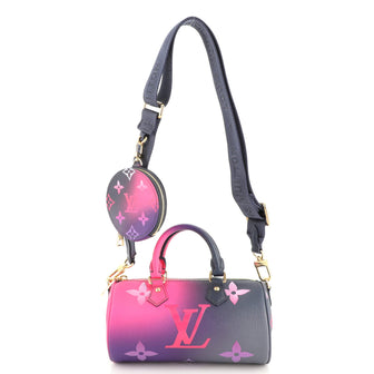 Louis Vuitton Papillon Handbag Spring in the City Monogram Giant Canvas BB
