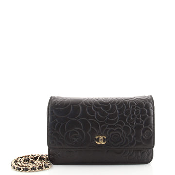 Chanel Wallet on Chain Camellia Lambskin