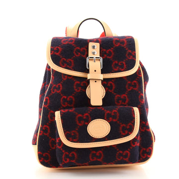 Gucci Children's Pocket Flap Backpack GG Wool