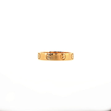 Cartier Love Wedding Band Ring 18K Rose Gold