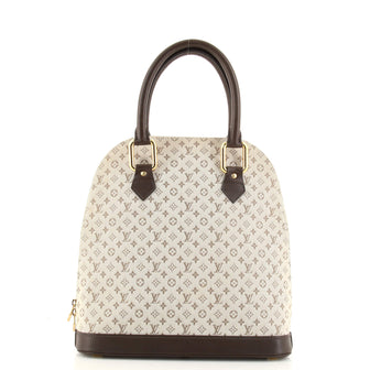 Louis Vuitton Alma Handbag Mini Lin Haut
