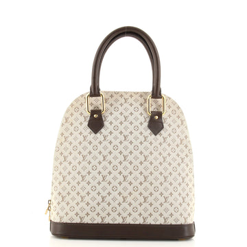 Louis Vuitton Alma Handbag Mini Lin Haut