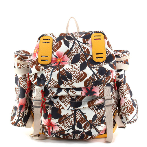 Gucci Gucci x The North Face Flap Backpack Printed Nylon Large Brown 1672741