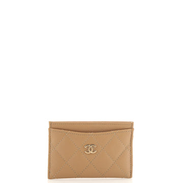 Chanel Classic Card Holder Quilted Caviar