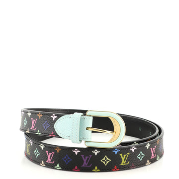 Louis Vuitton Belt Monogram Multicolor Thin