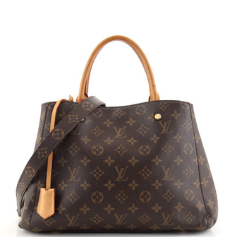 Louis Vuitton Montaigne Handbag Monogram Canvas MM