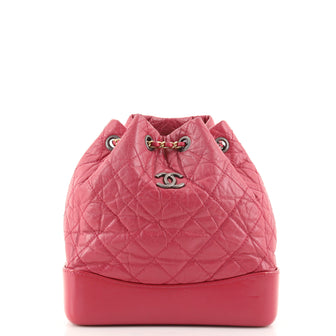 Chanel Gabrielle Backpack Quilted Calfskin Small
