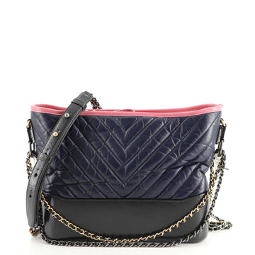 Chanel Gabrielle Hobo Chevron Aged Calfskin Medium