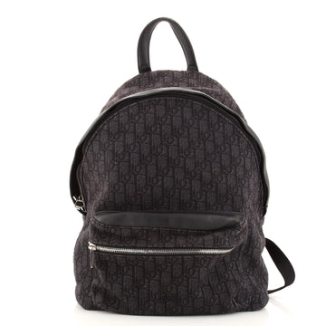 Christian Dior Rider Backpack Oblique Canvas Medium