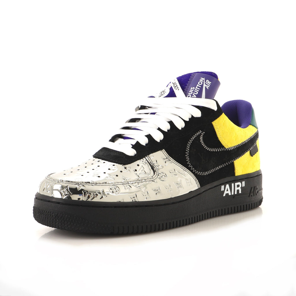 Louis Vuitton x Nike Air Force 1 Chrome Toe | Size 8.5, Sneaker