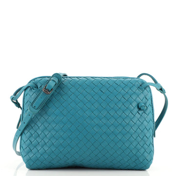 Bottega Veneta Double Compartment Pillow Crossbody Bag Intrecciato Nappa Medium