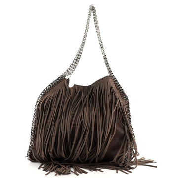 Stella McCartney Falabella Fringe Tote Faux Leather Small