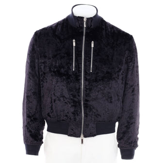 Christian Dior Men's Technical Bomber Jacket Velvet