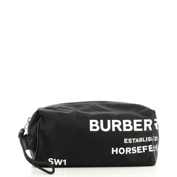 Burberry Toiletry Bag Horseferry Print Nylon Small