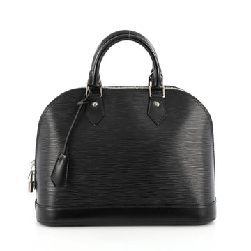 Louis Vuitton Alma Handbag Epi Leather PM black