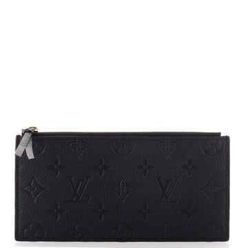 Louis Vuitton Felicie Zip Pouch Insert Monogram Empreinte Leather