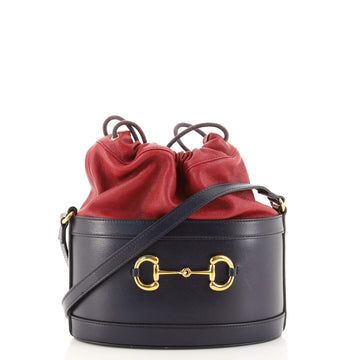 Gucci Horsebit 1955 Bucket Crossbody Bag Leather Small