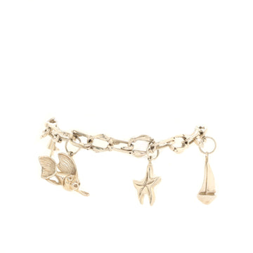 Tiffany & Co. Elsa Peretti Five Charm Bracelet Sterling Silver