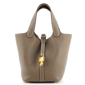 Hermes Picotin Lock Bag Clemence PM