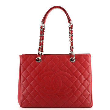 Chanel Grand Shopping Tote Quilted Caviar