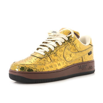 Louis Vuitton Men's X Nike Air Force 1 Low-Top Sneakers Monogram Mirror Coated Canvas