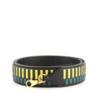 Hermes Tressage Cuir Bag Strap Epsom 40mm