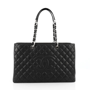 Chanel Grand Shopping Tote Quilted Caviar XL