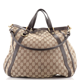 Gucci Abbey Convertible Hobo GG Canvas Large