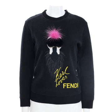 Fendi Women's Karl Loves Fendi Sweatshirt Cotton Blend