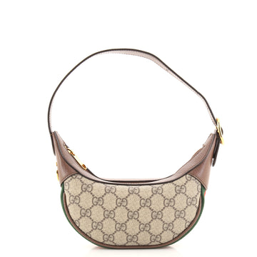 Gucci Ophidia Zip Hobo GG Coated Canvas Mini