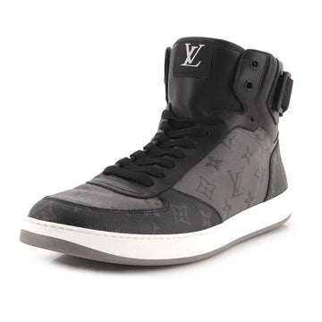 Louis Vuitton Men's Rivoli Sneaker Boots Monogram Eclipse Canvas