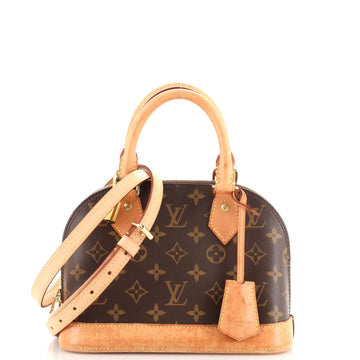 Louis Vuitton Alma Handbag Monogram Canvas BB