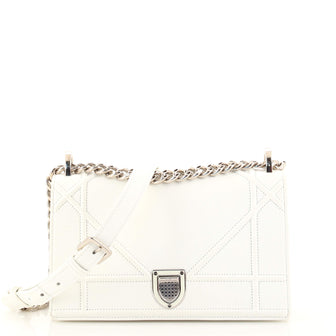 Christian Dior Diorama Flap Bag Grained Calfskin Small