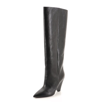 Saint Laurent Women's Niki High Boots Leather