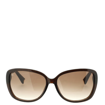 Louis Vuitton Heather Oversized Sunglasses Acetate with Crystals