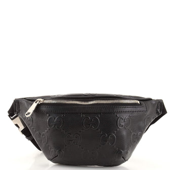 Gucci Belt Bag GG Embossed Perforated Leather Small