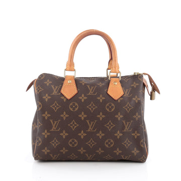 Louis Vuitton Speedy Handbag Monogram Canvas 25 Brown