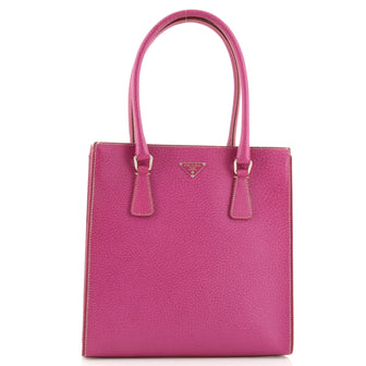 Prada Vintage Open Tote Cinghiale Leather Mini